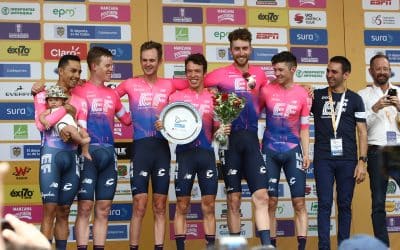 EF DRAPAC CANNONDALE EST UN SUCCÈS SUCCÈS DANS LA CONTRE-ÉQUIPE, RIGOBERTO URÁN, PREMIER LEADER DU TOUR COLOMBIA UCI 2.1