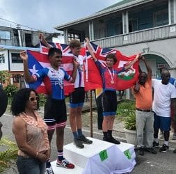 RÉSULTATS DU CHAMPIONNAT JUNIOR DE CYCLISME DES CARAÏBES