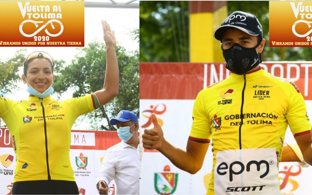 YENIFER DUCUARA AND ALDEMAR REYES CHAMPIONS OF THE TOUR TO TOLIMA 2020