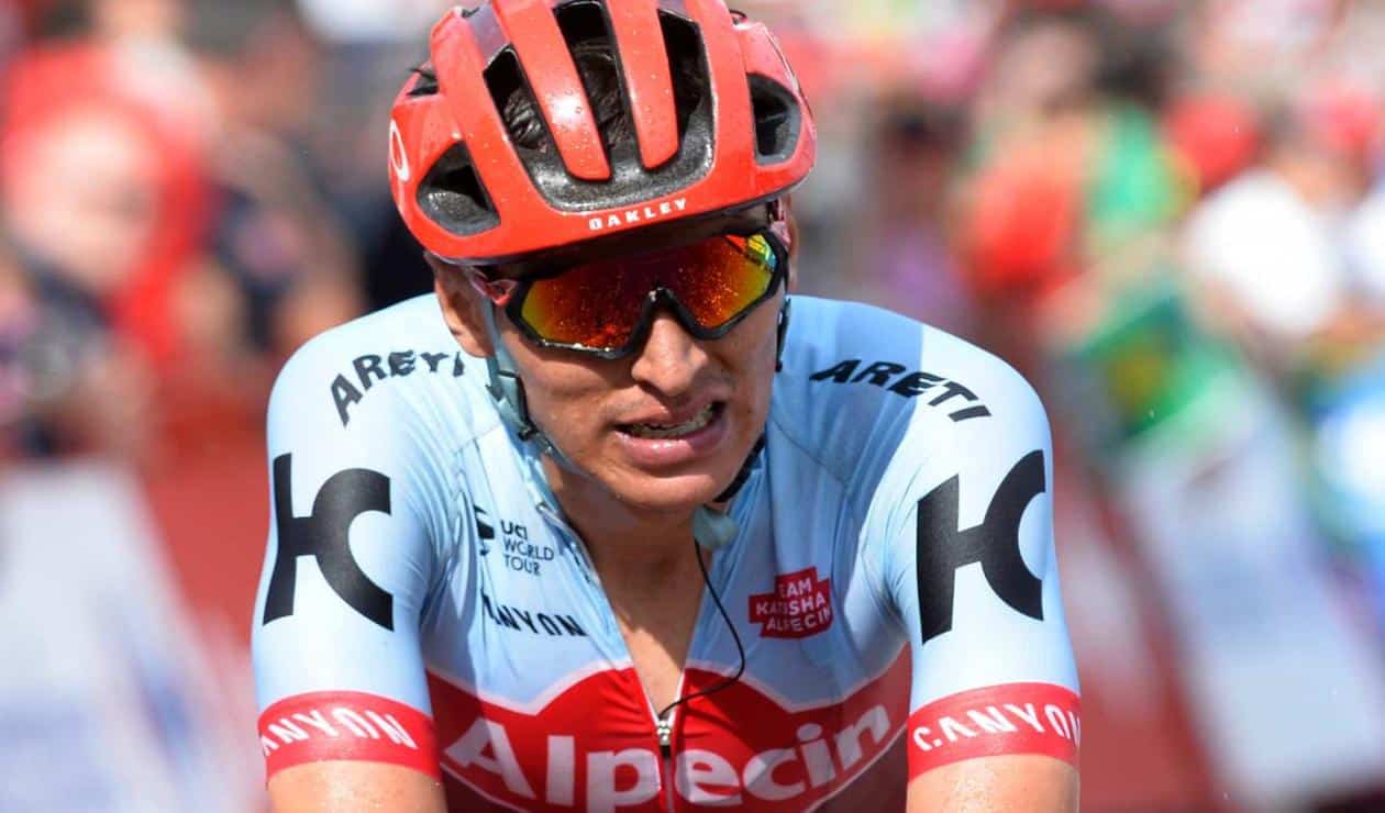 Jhonatan Restrepo aún pelea por la camiseta amarilla en Ruanda.