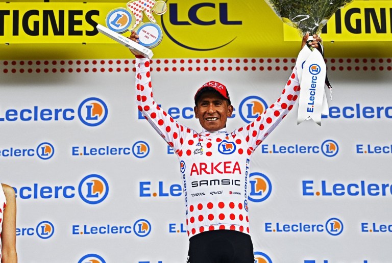 América ataca en el Tour: Nairo es líder de la montaña, Urán tercero en la general