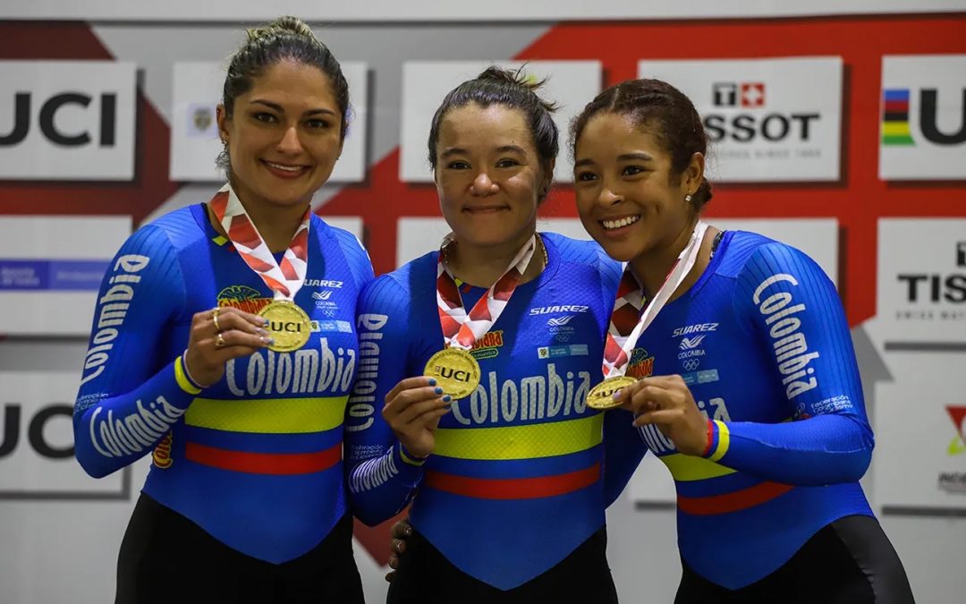 Oro y plata para Colombia en Velocidad por Equipos de la Copa de Naciones