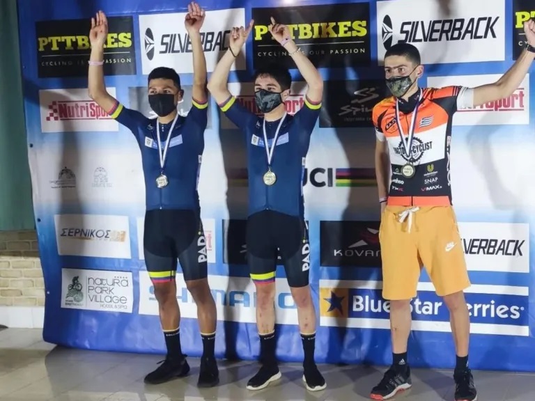 Cuatro medallas de Colombia en jornada del Greek MTB Races de la UCI