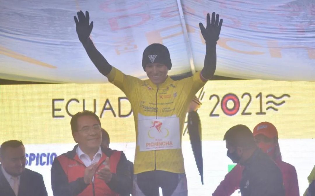 Wilson Haro ganó la etapa reina y es el nuevo líder de la Vuelta a Ecuador