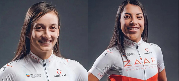 Katherine Montoya y Erika Botero al equipo Zaaf Women’s Cycling Team