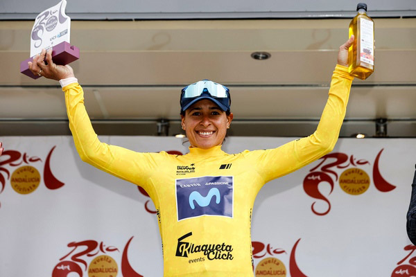 Arlenis Sierra se impuso en apertura de la Vuelta Ciclística a Andalucía