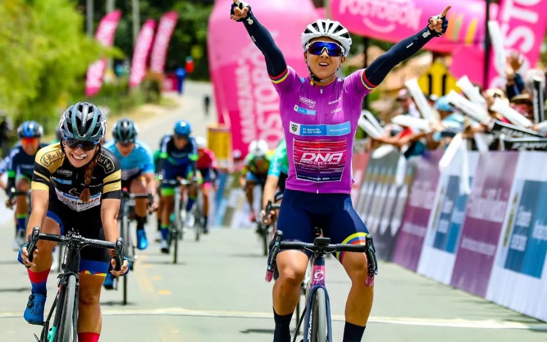 Diana Peñuela vuelve a ganar por segundo día consecutivo en la Vuelta a Colombia 2022