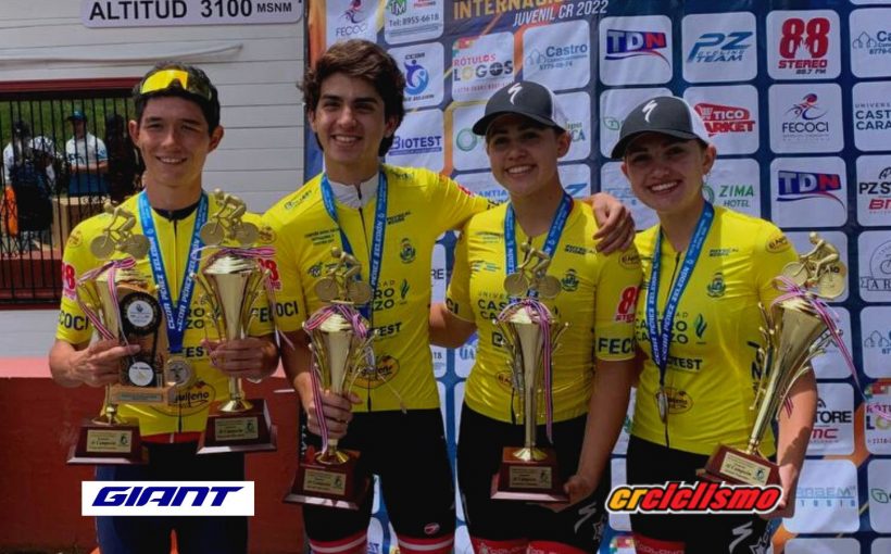 Un mexicano y tres ticos son los campeones de la Vuelta Juvenil 2022