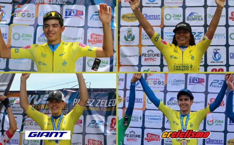 Cambio de liderato y dos nuevos vencedores en segunda jornada de la Vuelta a la Juventud en Costa Rica