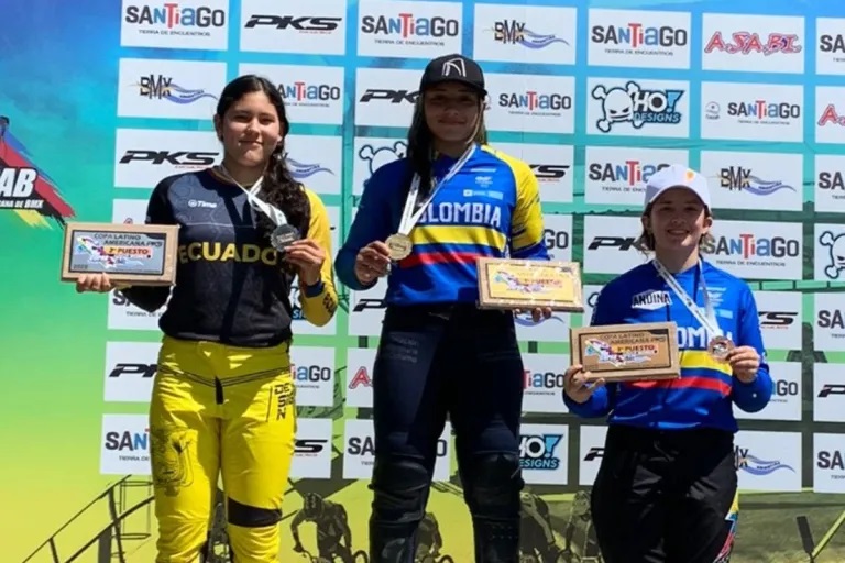 Colombia domina también la Copa Latina de BMX en Argentina