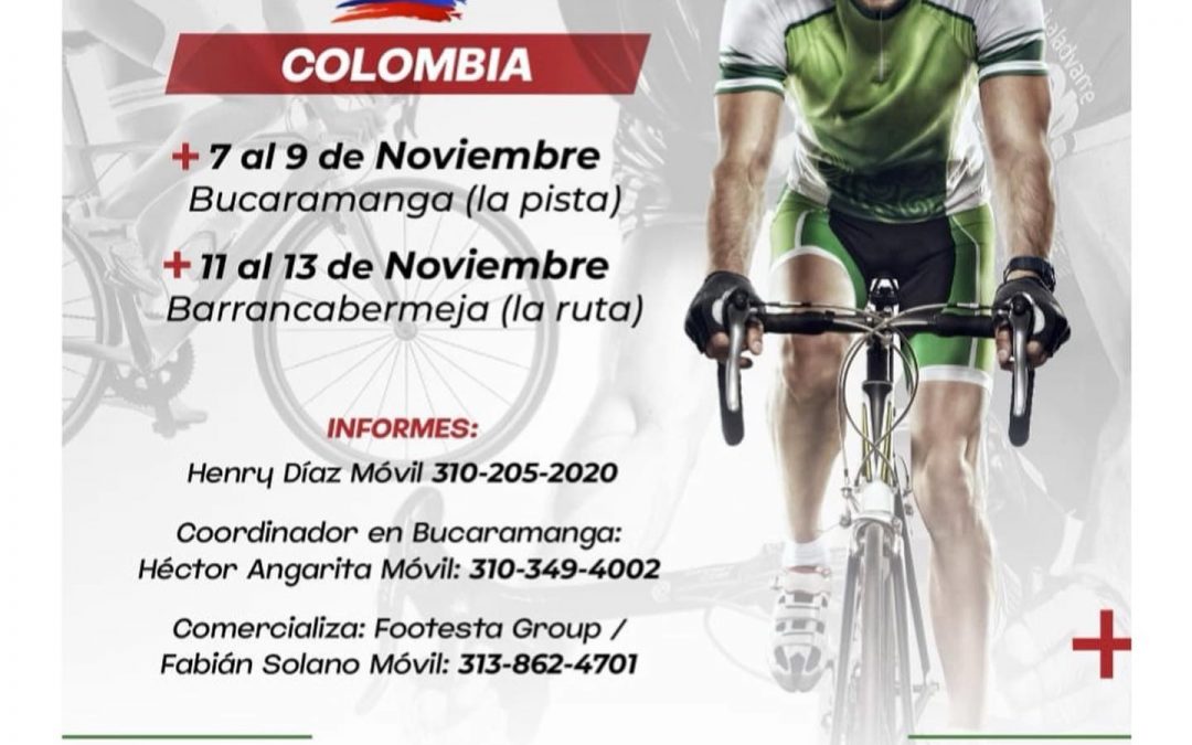 Campeonato Panamericano Máster en Colombia del 7 al 13 de noviembre