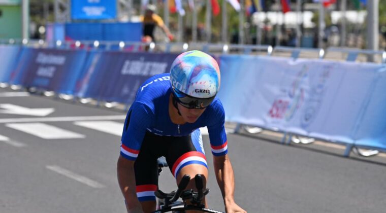 Agua Marina of gold! From Paraguay is the queen of the time trial at ASU 2022