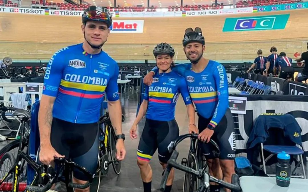 Seis pisteros colombianos se enfrentan a los mejores en el mundial de ciclismo de pista en Francia