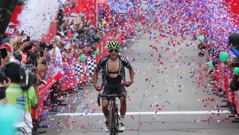 Wilmar Pérez triumphed in the shortest stage of the Tour of Guatemala