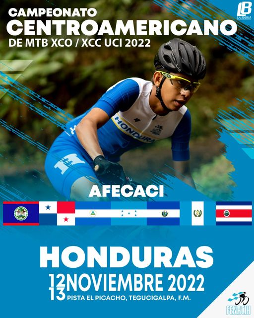 Honduras sede de los Campeonatos Centroamericanos de MTB 2022