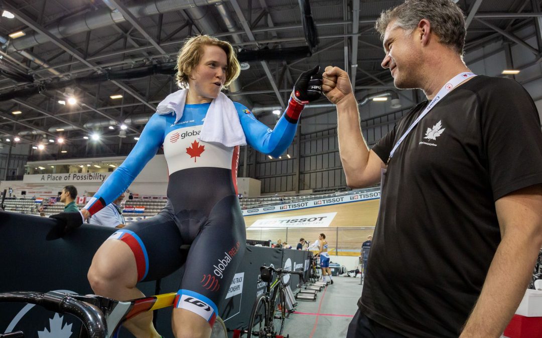 Silver medal & world record at the first day of the para cycling track world championships