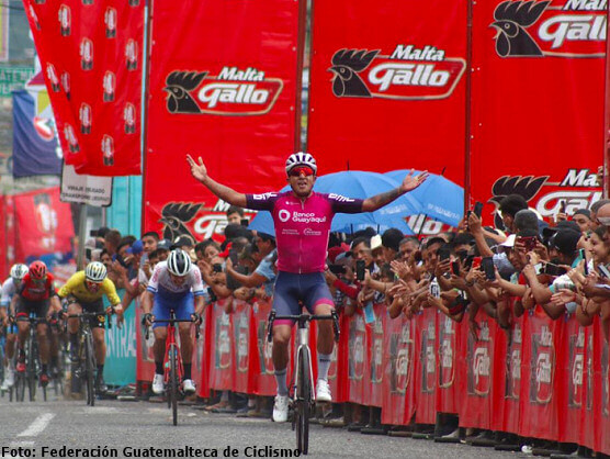 Regresó la Vuelta a Guatemala y Robinson Chalamud gana la primera etapa