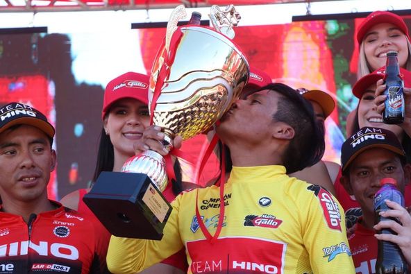 Mardoqueo Vásquez, campeón de la 61 Vuelta a Guatemala 2022