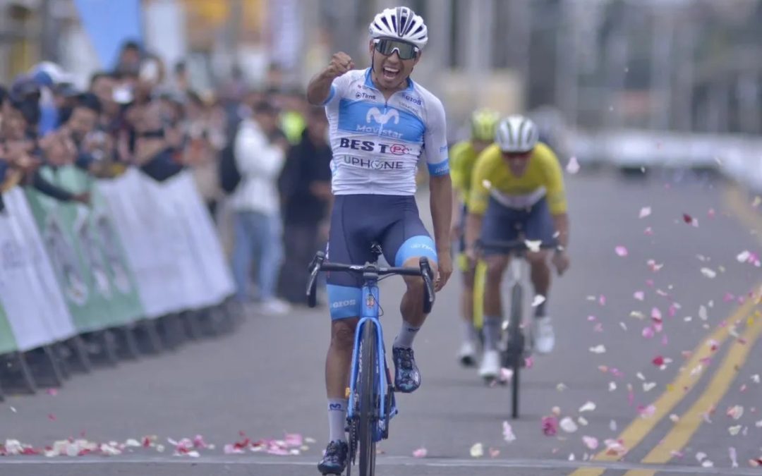 Santiago Montenegro gana su segunda etapa en la Vuelta a Ecuador 2022