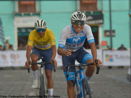 Montenegro climbed on a mountainous day, Chalapud remains the leader in Ecuador