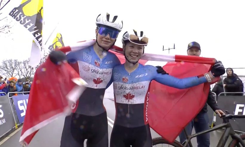 Las hermanas Holmgren hacen historia para Canadá en el Campeonato Mundial de Ciclocross: oro y plata