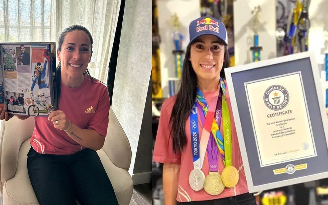 Mariana Pajón incluida en el libro de los Guiness World Records 2023