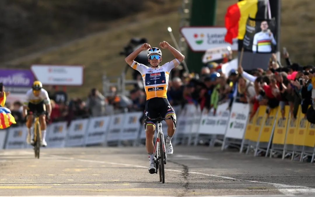 Volta a Catalunya: Evenepoel batió a Roglic, lo mejor de América Woods y Chaves