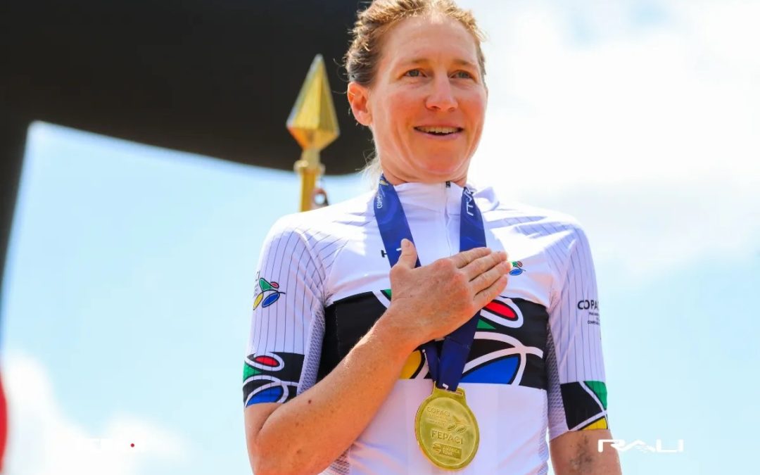 The history of the Pan American time trial (f) has a name: Amber Neben