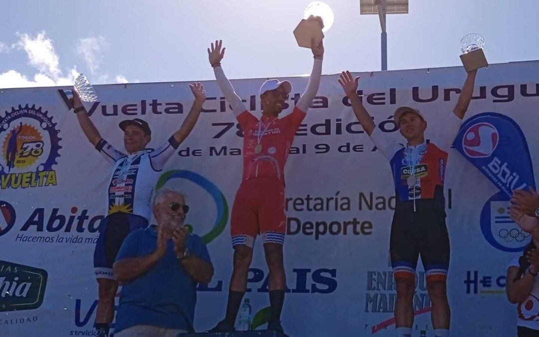 Ignacio Maldonado domina la novena etapa en Uruguay; Giacinti es el nuevo líder