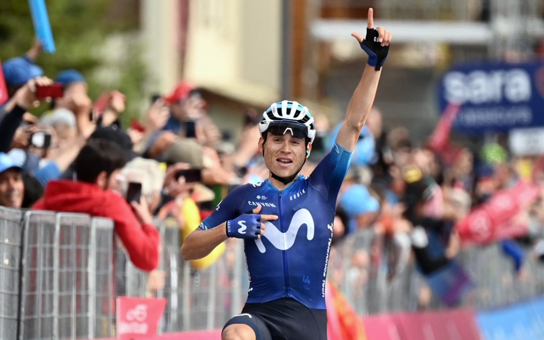 Colombia y Ecuador, Rubio y Cepeda, en el podio de la 13 etapa del Giro de Italia