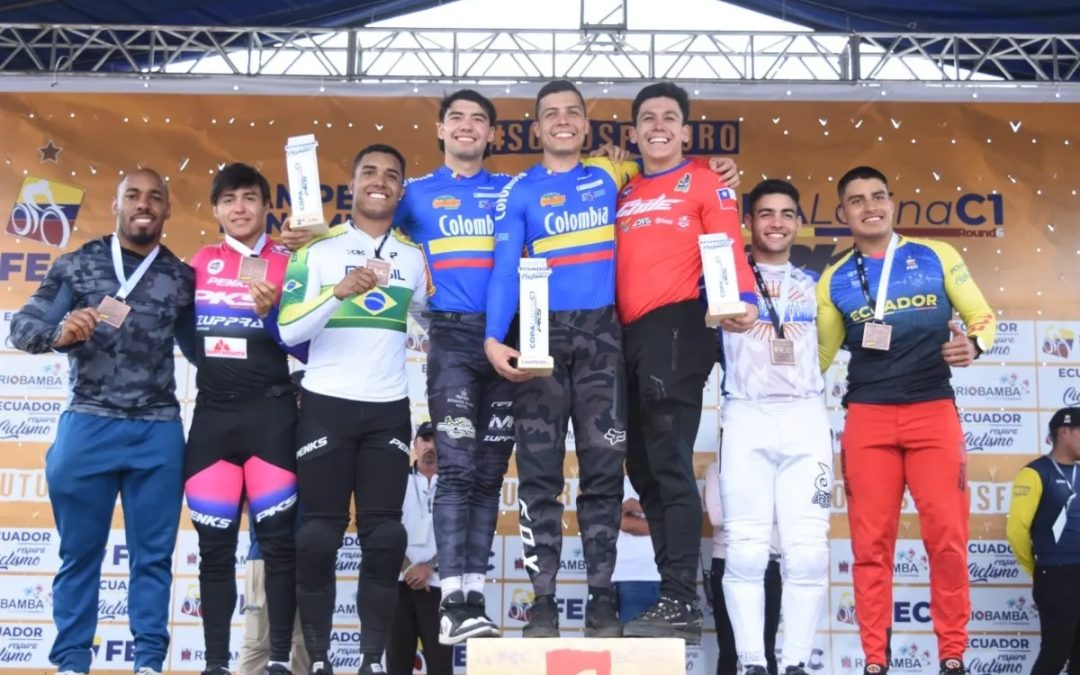 Cuatro oros para Colombia en la ronda 6 de la Copa Latina de BMX