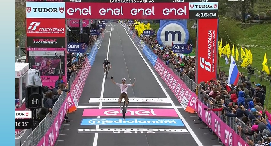 Leknessund se puso la maglia rosa en la cuarta etapa del Giro de Italia                  