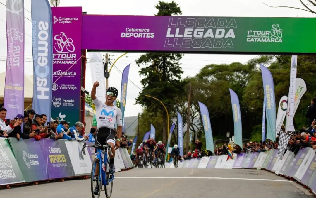 Ecuatoriano Montenegro, primer líder del Tour a Catamarca 2023