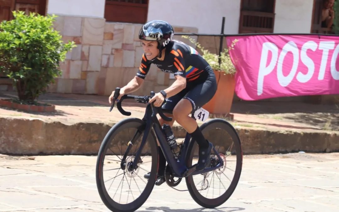 Lilibeth Chacón was the fastest in the time trial and is the leader of the Tour of Colombia 2023