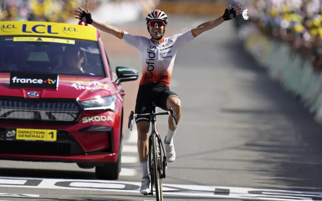 Izagirre domina en solitario la 12da etapa del Tour