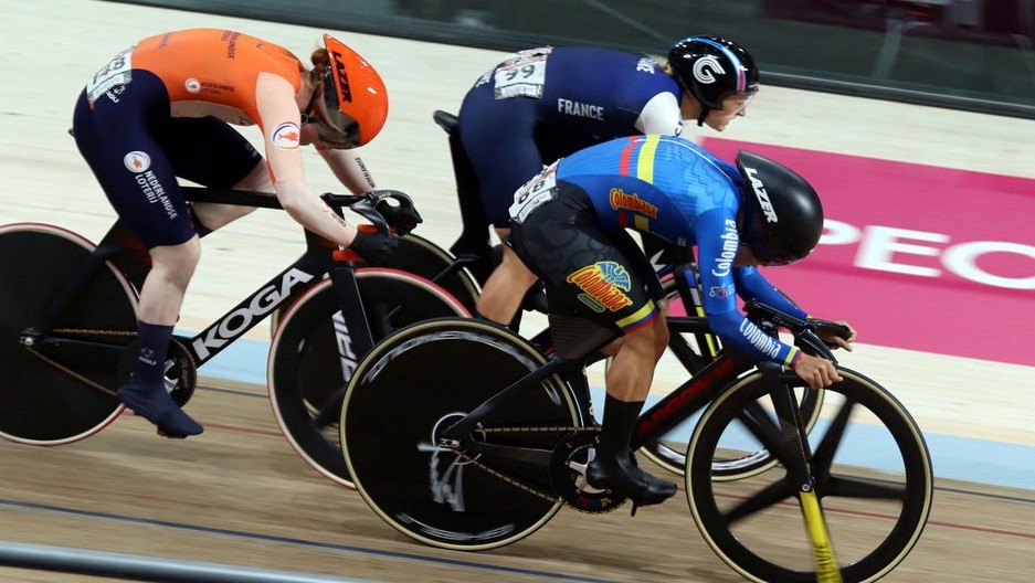 Martha Bayona keirin world silver in Glasgow