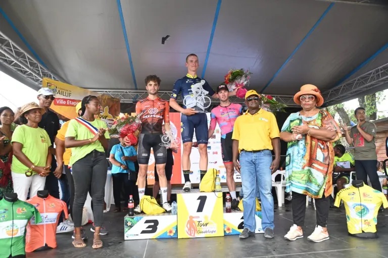 Alexandre Kess is the new leader of the Tour of Guadalupe by winning the third stage