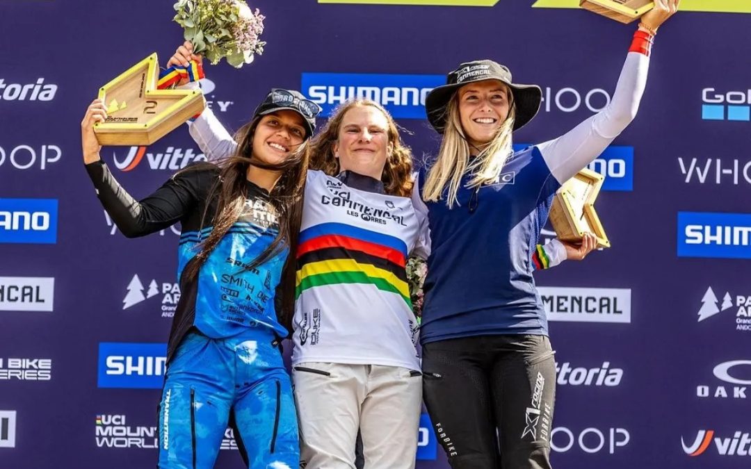 Valentina Roa, silver in the fourth phase of the Downhill World Cup in Andorra