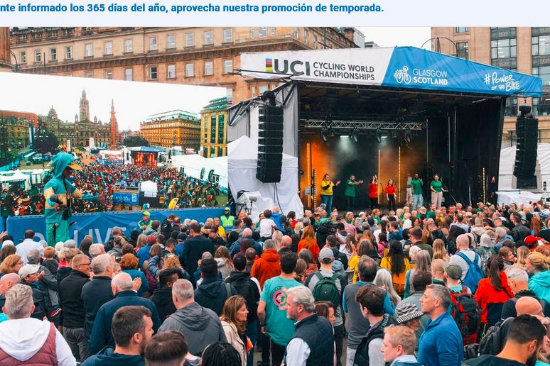 The World Cycling Championships started in Glasgow