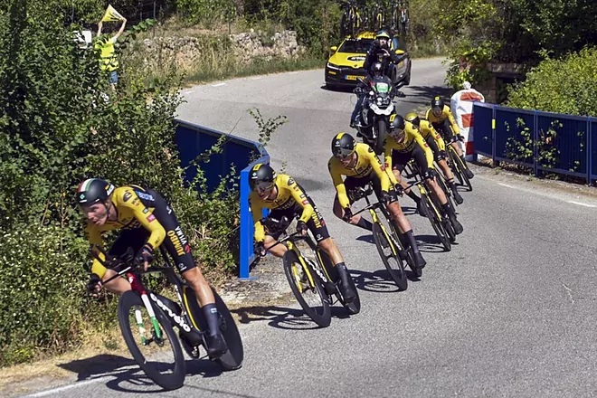Jumbo Visma se llevó la segunda jornada en la Vuelta a Burgos