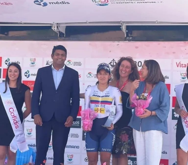 Ecuatoriana Miryam Núñez gana el prólogo de la Vuelta a Portugal Femenina