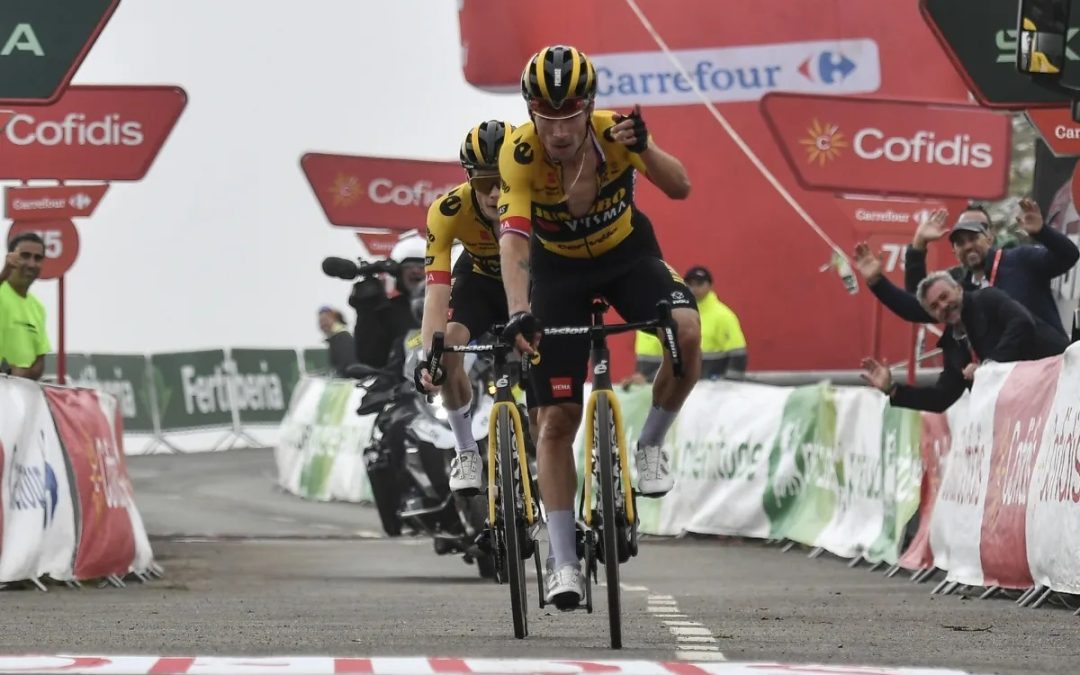 Jumbo-Visma logra nuevo triplete en la etapa 17 de La Vuelta