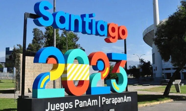Six cycling flag bearers in Santiago 2023 delegations