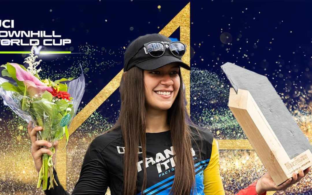 Valentina Roa is junior downhill world champion for the 2023 season