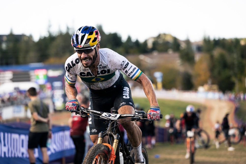 Despedida para Henrique Avancini en la Copa del Mundo XCO de Snowshoe