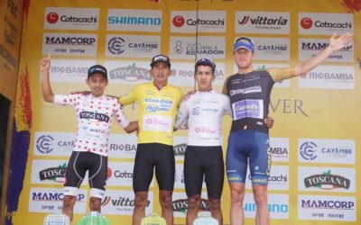 Chalapud, two-time champion of the Tour of Ecuador