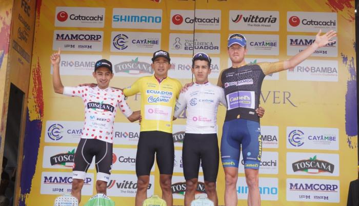 Chalapud, two-time champion of the Tour of Ecuador