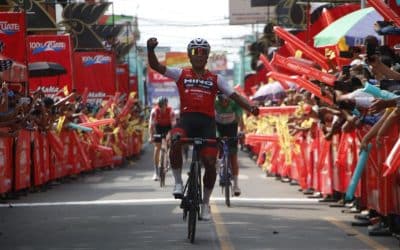Sergio Chumil triunfó en la cuarta etapa de la Vuelta a Guatemala