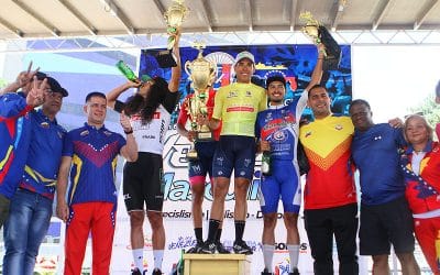 César Sanabria, campeón de la 60 Vuelta a Venezuela en Caracas