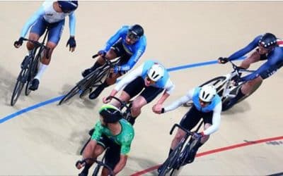 Noche dorada de Colombia baja el telón al ciclismo de pista en Santiago 2023